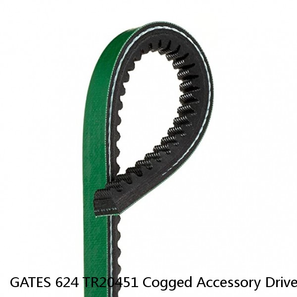 GATES 624 TR20451 Cogged Accessory Drive Belt Green Stripe HD 5/8" x 45.5" Hino
