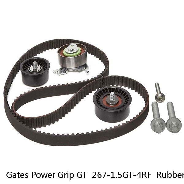 Gates Power Grip GT  267-1.5GT-4RF  Rubber Timing Gear Belt 3/16" Width  