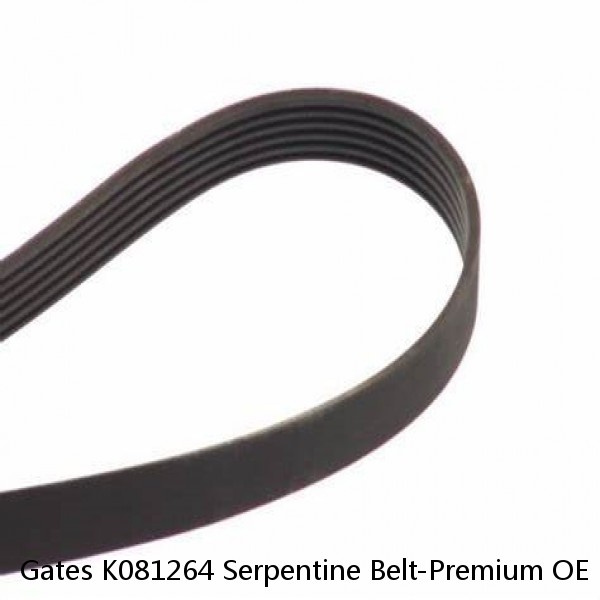 Gates K081264 Serpentine Belt-Premium OE Micro-V Belt 