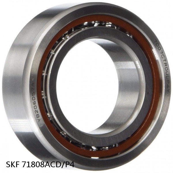 71808ACD/P4 SKF Super Precision,Super Precision Bearings,Super Precision Angular Contact,71800 Series,25 Degree Contact Angle