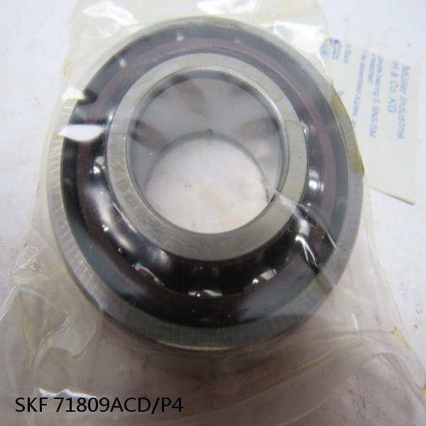 71809ACD/P4 SKF Super Precision,Super Precision Bearings,Super Precision Angular Contact,71800 Series,25 Degree Contact Angle